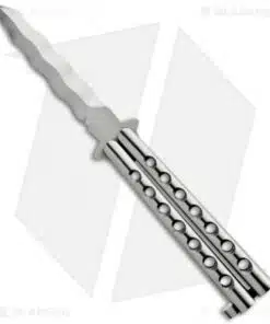 Alternative view of 29 Knives Chris Olofson Custom 4" Kriss Balisong Skeleton Butterfly Knife