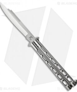 29 Knives Chris Olofson Custom 5" Susuwat Bali Slotted Skeleton Butterfly Knife
