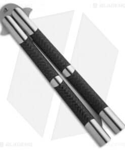 Alternative view of 29 Knives Chris Olofson 5" Upswept Bowie Balisong Butterfly Knife