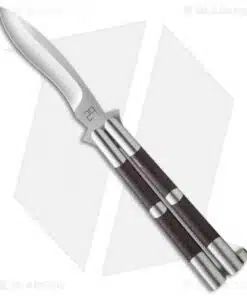 29 Knives Chris Olofson Custom 4" Kukri Bali Butterfly Knife Red Carbon Fiber