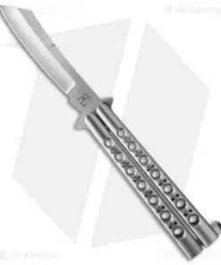 29 Knives Chris Olofson Custom 4" Panabas Butterfly Knife Deluxe Skeleton