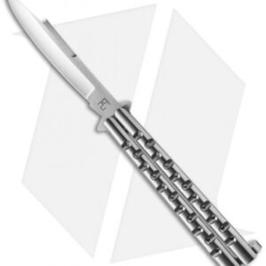 29 Knives Chris Olofson Custom 5" Gayang Balisong Skeleton + Grooves