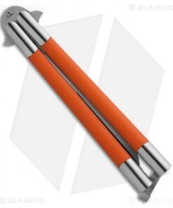 Alternative view of 29 Knives Chris Olofson Custom 5" Weehawk Balisong Butterfly Knife Orange G-10