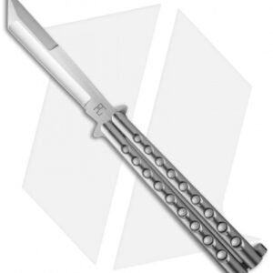 29 Knives Chris Olofson Custom 5" Weehawk Tanto Titanium Butterfly Knife