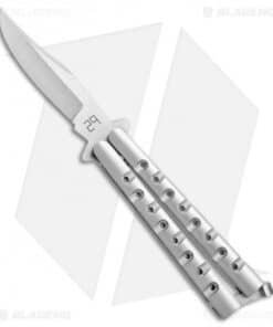 29 Knives Chris Olofson 3.75" Bowie Skeleton Bali Butterfly Knife *Used*