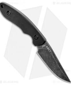 Alternative view of ABKT Elite Shadow Predator Fixed Blade Knife Black G-10 (3.25" Black Stonewash)