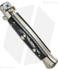 Alternative view of AGA Campolin 10" Italian Stiletto Picklock Automatic Brazil Horn (4.5" Kris)