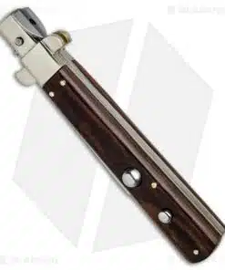Alternative view of AGA Campolin 11" Frosolone Bayonet Stiletto Automatic Knife Cocobolo (5" Satin)