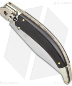 Alternative view of AGA Campolin Diana Lever Lock Automatic Knife Ebony Wood (3.75" Satin)