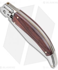 Alternative view of AGA Campolin Diana Lever Lock Automatic Knife Santos Wood (3.75" Satin)