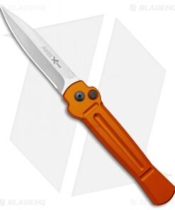 AKC X-treme Ace Automatic Knife Orange Aluminum (3.9" Satin)