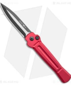 AKC X-treme Ace Automatic Knife Red (3.6" Two Tone)