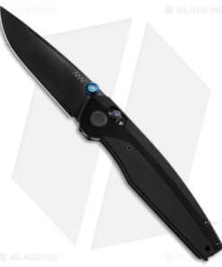 Acta Non Verba A200 A-Lock Knife Black G-10/Blue (3.5" Black) Blade HQ Exclusive