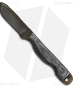 Anza Knives 510-M Fixed Blade Knife Micarta (2.5" Black)