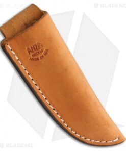 Alternative view of Anza Knives JWK-1ABJ Fixed Blade Knife Amber Bone (3.75" Satin)