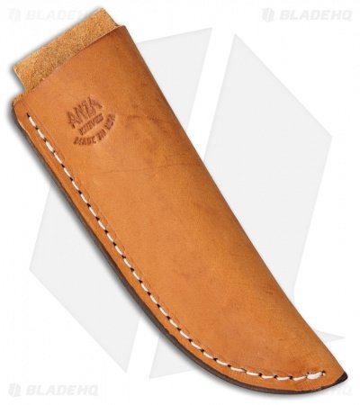 Anza Knives MC-2 AJB Fixed Blade Knife Amber Jigged Bone (3.6" Satin) - Image 2