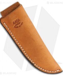 Alternative view of Anza Knives MC-4ABJ Fixed Blade Knife Amber Jigged Bone (4.00" Satin)