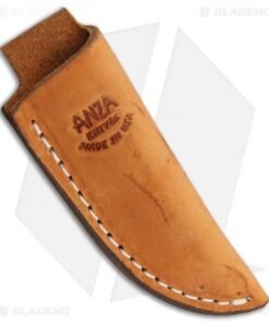Alternative view of Anza TW-AJB Fixed Blade Knife Amber Jigged Bone (2.375" Satin)