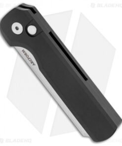 Alternative view of Arcform Slimfoot Automatic Knife Black Aluminum (3.125" Stonewash)