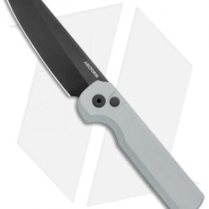 Arcform Slimfoot Automatic Knife Gray Aluminum (3.1" Black)