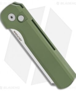 Alternative view of Arcform Slimfoot Automatic Knife Green Aluminum (3.125" Acidwash)