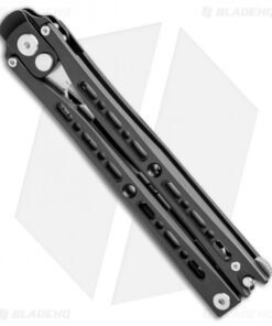 Alternative view of Artisan Cutlery Kinetic-Tool Automatic Butterfly Tool Black Titanium (4" SW)