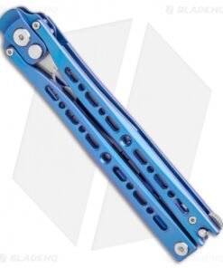 Alternative view of Artisan Cutlery Kinetic-Tool Automatic Butterfly Tool Blue Titanium (4" SW)