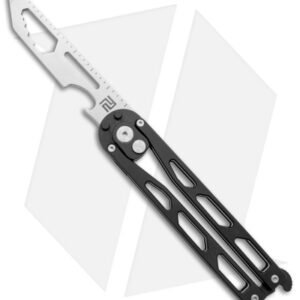 Artisan Cutlery Kinetic-Tool Automatic Butterfly Tool Black Ti (3.3" Stonewash)