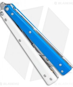 Alternative view of BB Barfly Pro V3 Blue/White BHQ Edition Knife Style Bottle Opener Butterfly