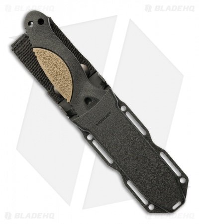 Hogue Knives EX-F02 Clip Point Fixed Blade Flat Dark Earth (4.5" Black) 35253 - Image 3