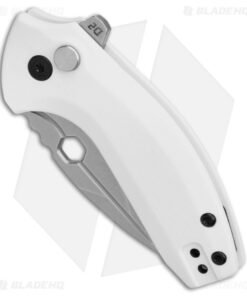 Alternative view of BRS E-Volve Apache Button Lock Flipper Knife Exclusive White G-10 (2.5" SW)