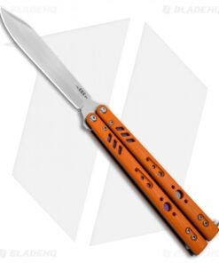 BRS Premium Replicant ALT Bali Butterfly Knife Orange G-10/Purple Ti (4.5" SW)