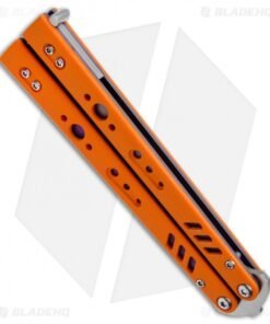 Alternative view of BRS Premium Replicant ALT Bali Butterfly Knife Orange G-10/Purple Ti (4.5" SW)