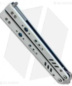 Alternative view of BRS Premium Replicant ALT Bali Butterfly Knife White G-10/Blue Ti (4.5" SW)