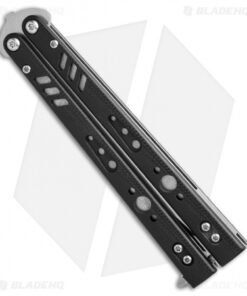 Alternative view of BRS Replicant ALT Blade Balisong Butterfly Knife Black G-10 (4.5" Stonewash)