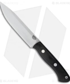 Bark River Aurora II Fixed Blade Knife Black Canvas Micarta (5.5" CPM-3V Satin)