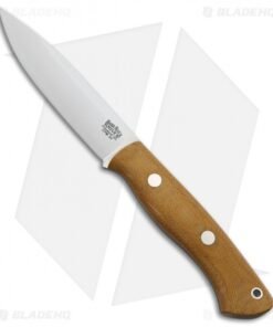 Bark River Aurora LT Fixed Blade Knife Natural Canvas Micarta (4.625" CPM-3V)