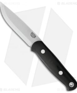 Bark River Bushcrafter II Fixed Blade Knife Black Canvas Micarta (4.5" CPM-3V)