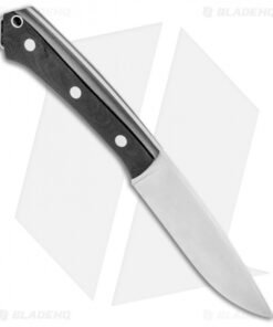Alternative view of Bark River Fox River Fixed Blade Knife Black Canvas Micarta (4" CPM-3V)