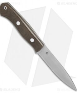Alternative view of Bark River Knives Aurora Bushcraft Knife Green Canvas Micarta (4.5" Satin)