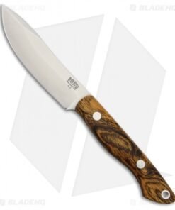 Bark River Mini Kalahari Fixed Blade Knife Bocote Wood (3.75" Satin)