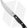 Bark River Mini Kalahari Sportsman Knife Black Canvas Micarta (4.875" Satin)