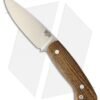 Bark River Santos Fixed Blade Knife Bocote Wood (4.125" Satin)