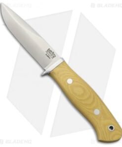 Bark River Snowy River Fixed Blade Knife Antique Ivory Micarta (3.75" Satin)