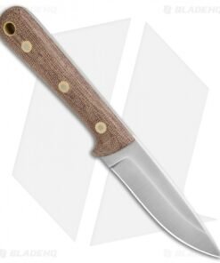 Alternative view of Battle Horse Knives Woodsman Pro Fixed Blade Natural Micarta (3.8" Satin) BHK