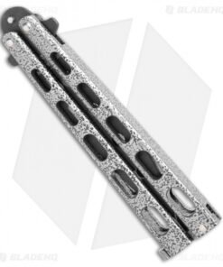 Alternative view of Bear & Son 115TR Large Butterfly Knife Trainer Silver Vein (4" Black)