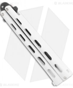 Alternative view of Bear & Son 115WTR Large Butterfly Knife Trainer White (4" Black)