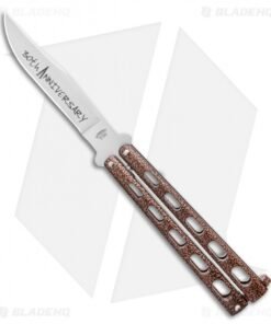 Bear & Son 30th Anniversary 114 Copper Vein Butterfly Knife (4.3" Satin)