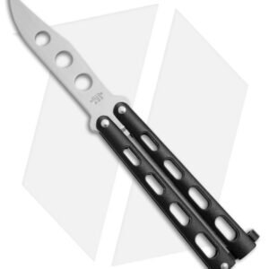 Bear & Son 113BTR Small Butterfly Knife Trainer w/Black Handle (3.3" Dull)