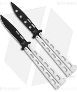 Bear & Son 2-Pack Butterfly Knife Special White (S115W + S115WTR)